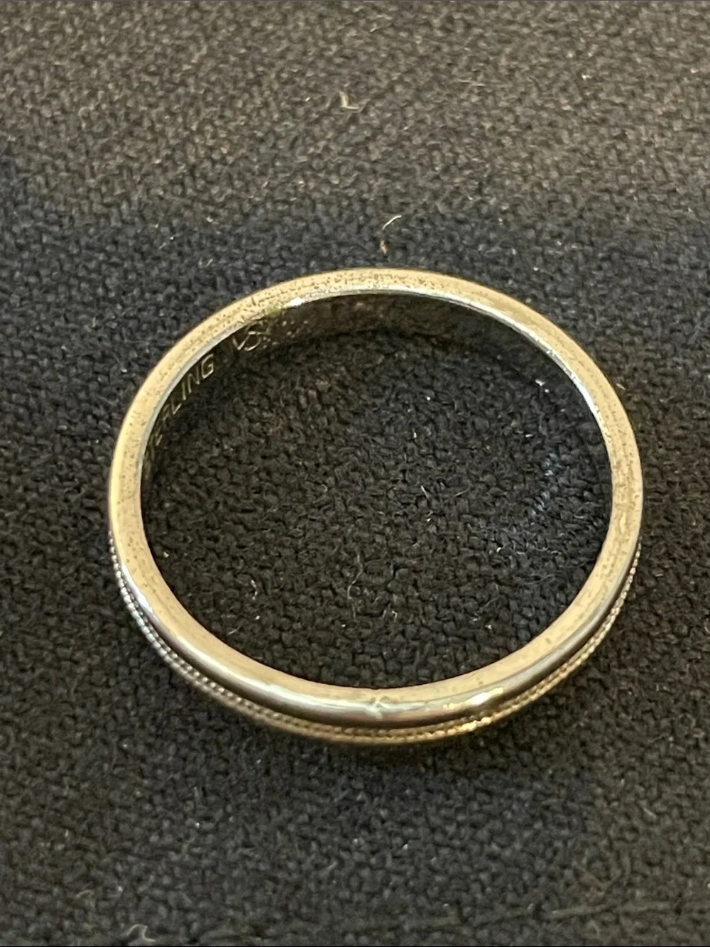 Vintage Sterling Silver Band